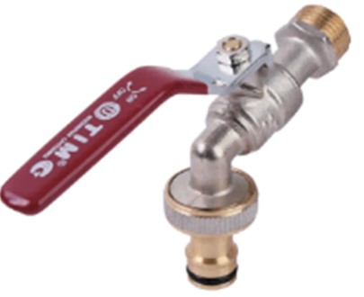 Кран шаровой 3/4" со штуцером ручка TIM Кран шаровой 3/4" со штуцером ручка TIM