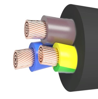 Кабель силовой КГ хл 3х6-660 ТРТС Кабель силовой КГ хл 3х6-660 ТРТС