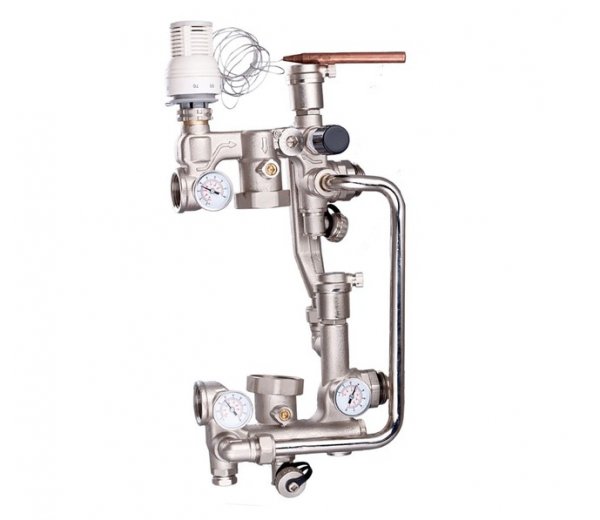 Насосно-смесительный узел без насоса, монтажная длина насоса 180 Насосно-смесительный узел без насоса, монтажная длина насоса 180