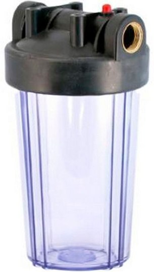 Корпус Big Blue 10" 1ВР" (с кронштейном, прозрачная колба) Гейзер Корпус Big Blue 10" 1ВР" (с кронштейном, прозрачная колба) Гейзер