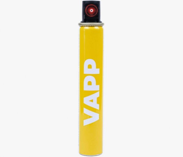 Газовый баллон VAPP (1200 выстрелов) красный клапан, до -3° С Газовый баллон VAPP (1200 выстрелов) красный клапан, до -3° С