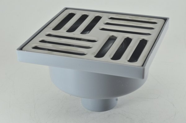 Трап вертик 50/ 150*150 нерж сталь решетка АНИ TA5212 Трап вертик 50/ 150*150 нерж сталь решетка АНИ TA5212